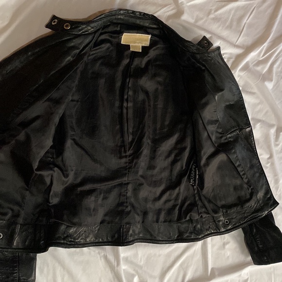 Michael Kors Leather Jacket XS - Picture 4 of 5